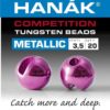 Fly Fishing Beads - Tungsten Metallic dark pink 3.5mm